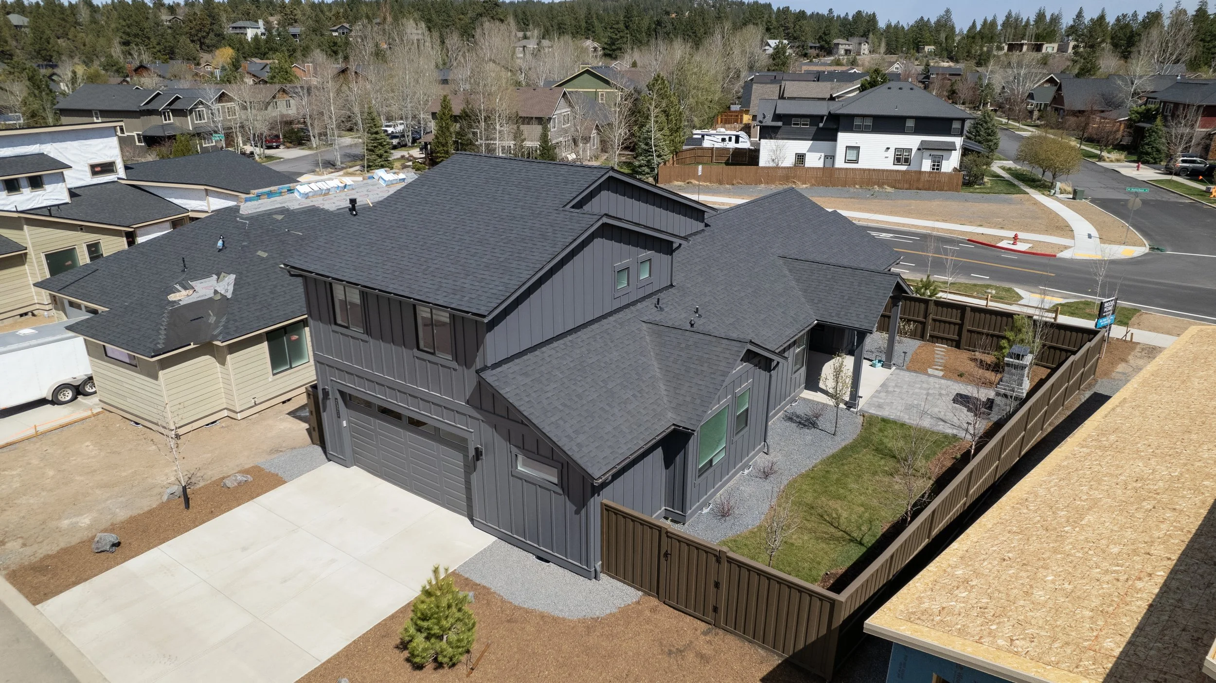 New roof installation by Greenlee Roofing